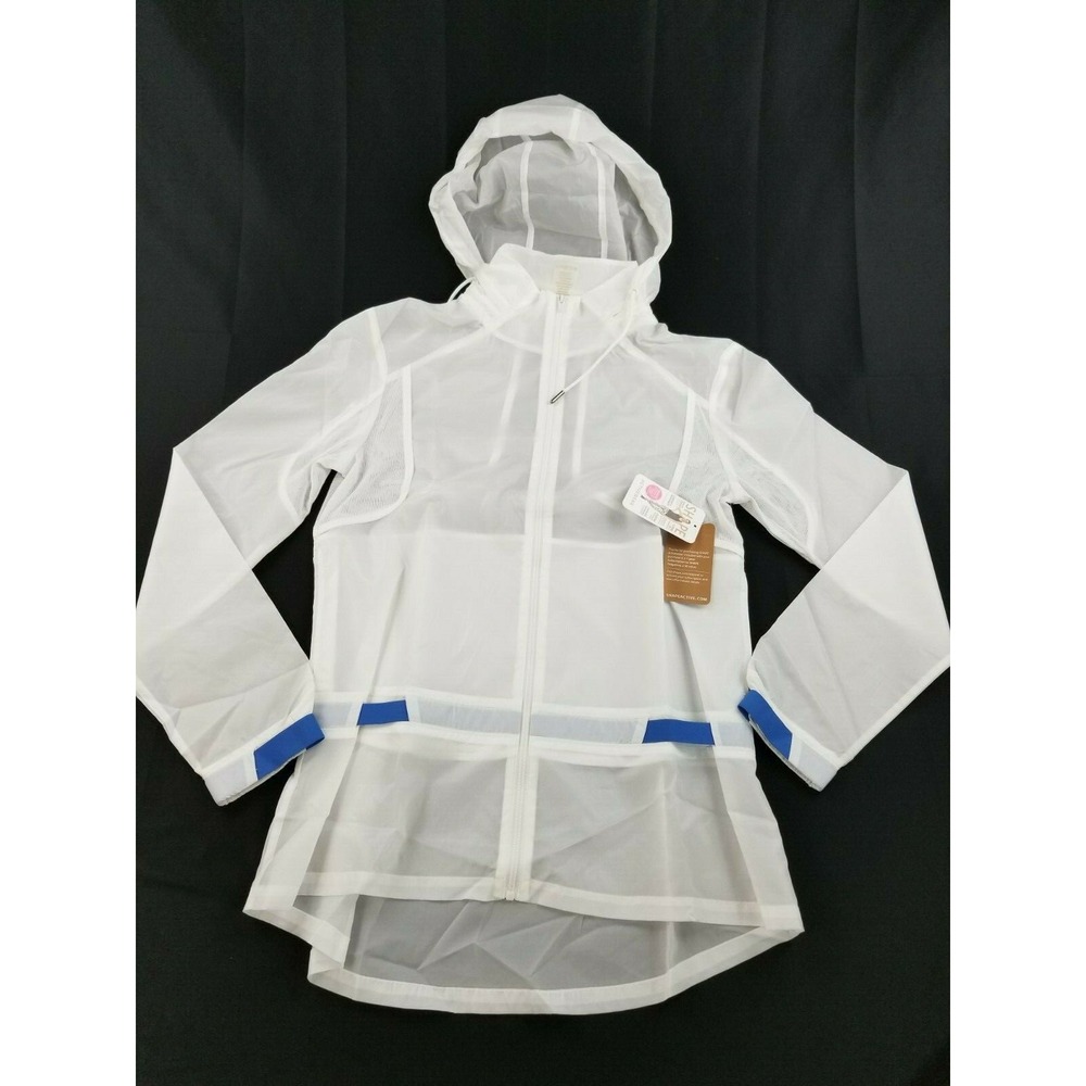 Shape Activewear Interval Lightweight Jacket Windbreaker White SS18623 Womens M